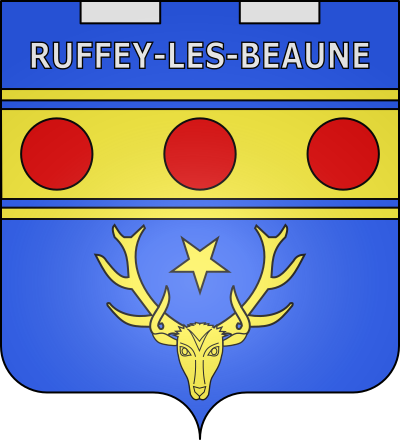 Blason de la commune Ruffey-lès-Beaune