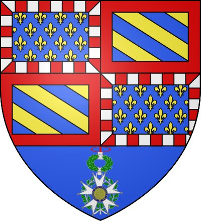 Blason de la commune Saint-Jean-de-Losne