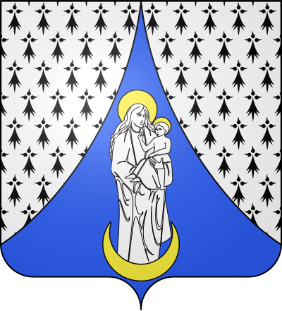 Blason de la commune Sainte-Marie-la-Blanche