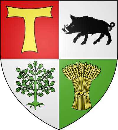 Blason de la commune Tellecey