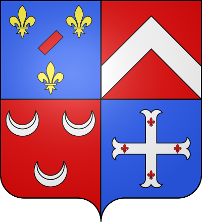Blason de la commune Veuxhaulles-sur-Aube