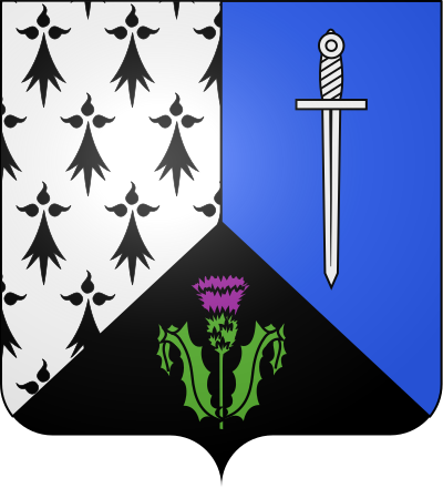 Blason de la commune Aucaleuc