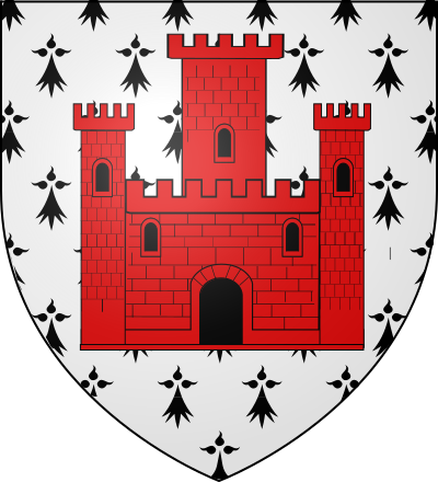 Blason de la commune Jugon-les-Lacs