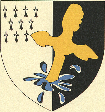 Blason de la commune La Landec