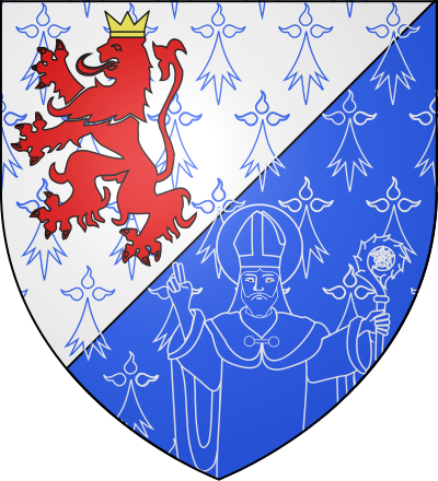 Blason de la commune Saint-Maudez