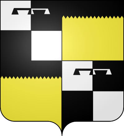 Blason de la commune La Vicomté-sur-Rance