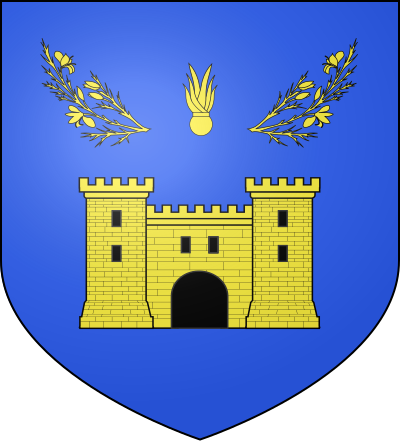 Blason de la commune La Courtine