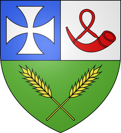 Blason de la commune Fontanières