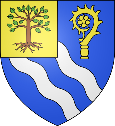 Blason de la commune Lafat