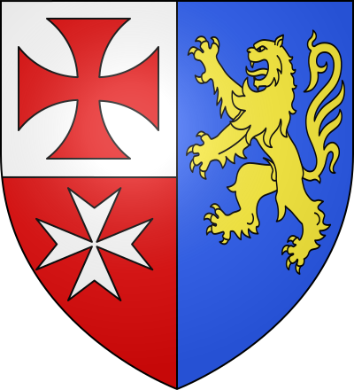 Blason de la commune Lioux-les-Monges