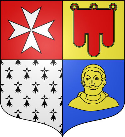 Blason de la commune La Mazière-aux-Bons-Hommes