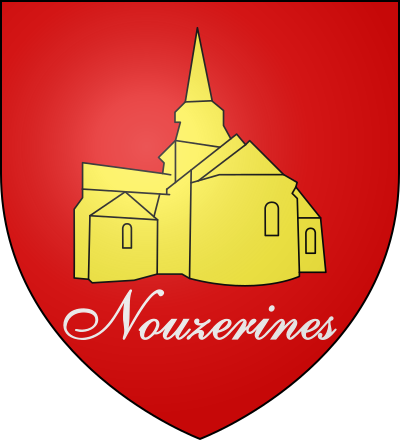 Blason de la commune Nouzerines