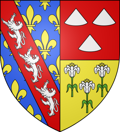 Blason de la commune La Saunière