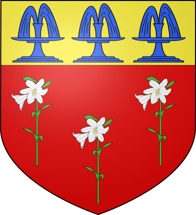 Blason de la commune Trois-Fonds