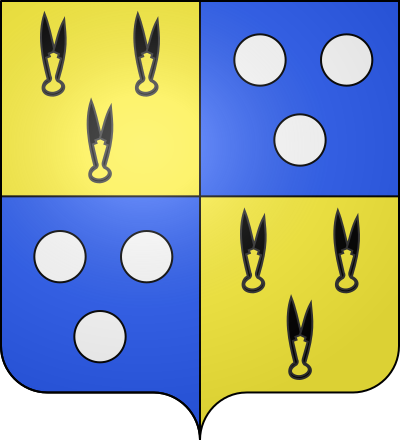 Blason de la commune Ajat
