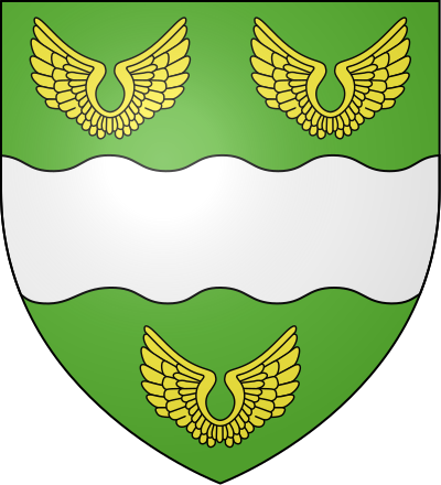 Blason de la commune Alles-sur-Dordogne