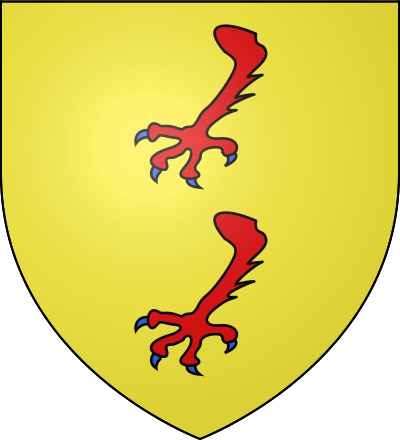 Blason de la commune Bourdeilles