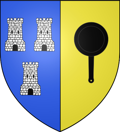 Blason de la commune Bussière-Badil