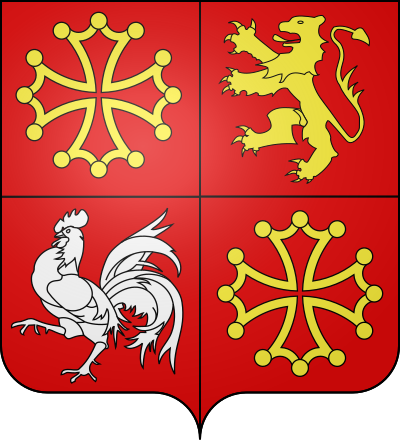 Blason de la commune Carsac-Aillac