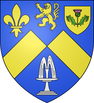Blason de la commune Champagne-et-Fontaine