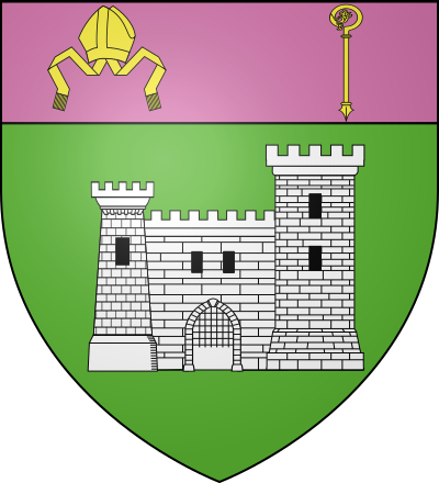 Blason de la commune Château-l'Évêque