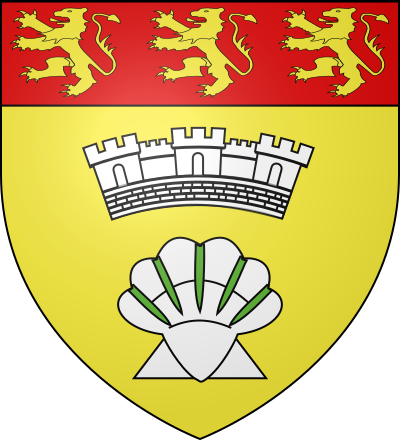 Blason de la commune La Coquille