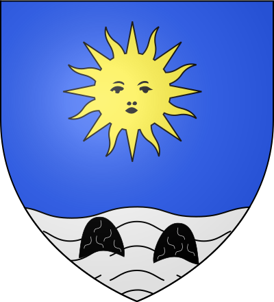 Blason de la commune Cours-de-Pile