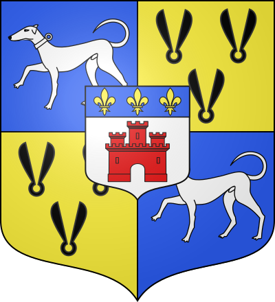 Blason de la commune Hautefort