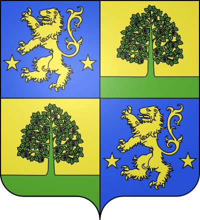 Blason de la commune Lanquais