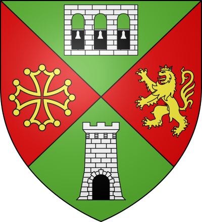 Blason de la commune Mauzens-et-Miremont