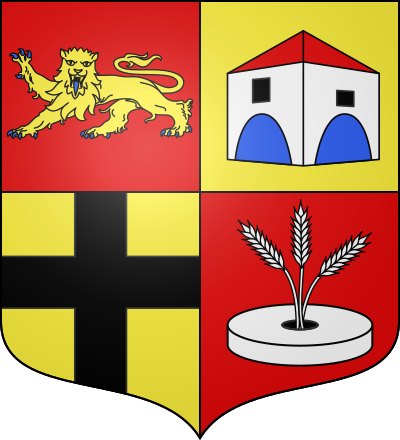 Blason de la commune Molières