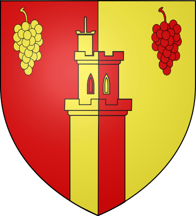 Blason de la commune Pomport