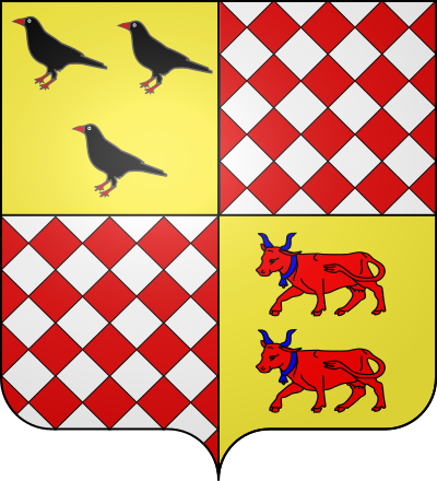 Blason de la commune La Rochebeaucourt-et-Argentine
