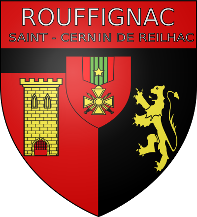 Blason de la commune Rouffignac-Saint-Cernin-de-Reilhac