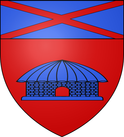 Blason de la commune Saint-André-d'Allas