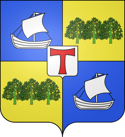 Blason de la commune Saint-Antoine-de-Breuilh