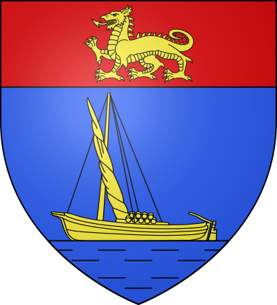 Blason de la commune Saint-Capraise-de-Lalinde