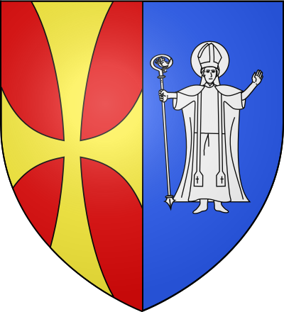 Blason de la commune Saint-Cyprien