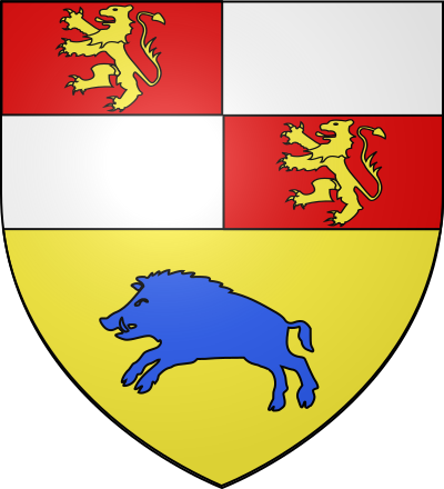 Blason de la commune Saint-Cyr-les-Champagnes