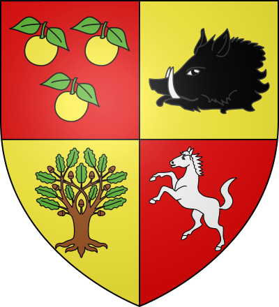 Blason de la commune Amagney