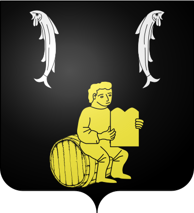 Blason de la commune Branne