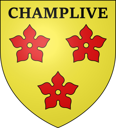 Blason de la commune Champlive