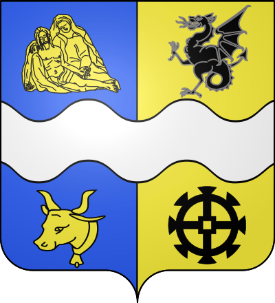 Blason de la commune Les Combes