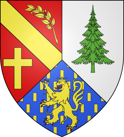 Blason de la commune Les Hôpitaux-Vieux