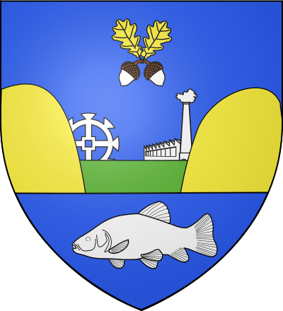Blason de la commune Meslières