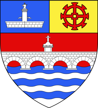 Blason de la commune Pompierre-sur-Doubs