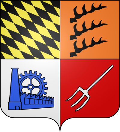 Blason de la commune Sainte-Suzanne