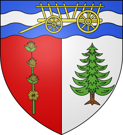 Blason de la commune Sarrageois