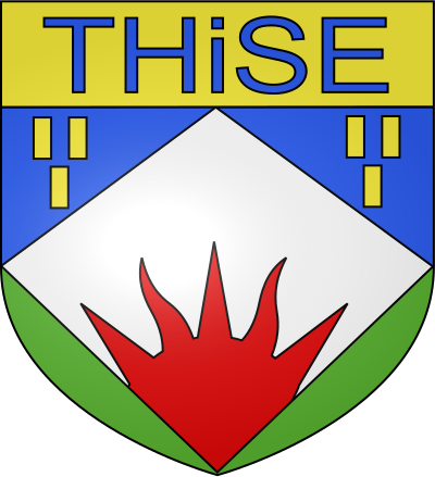 Blason de la commune Thise