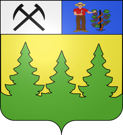 Blason de la commune Vorges-les-Pins